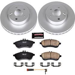 PowerStop Z23 Evolution Sport GEOMET Coated Brake Kits for 2012-2015 C250, SLK250, 2008-2012 C300 - CRK5790