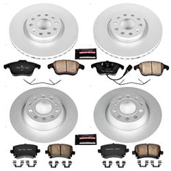 PowerStop Z23 Evolution Sport GEOMET Coated Brake Kits for 2011-2017 TIGUAN, 2017-2018 TIGUAN LIMITED - CRK5802