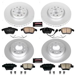 PowerStop Z23 Evolution Sport GEOMET Coated Brake Kits for 2012-2015 PASSAT - CRK5803
