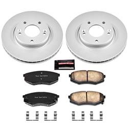 PowerStop Z17 Evolution Plus GEOMET Coated Brake Kits for 2011 SPORTAGE, 2010-2011 TUCSON - CRK5806
