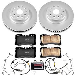 PowerStop Z17 Evolution Plus GEOMET Coated Brake Kits for 2010-2017 LS460 - CRK5824
