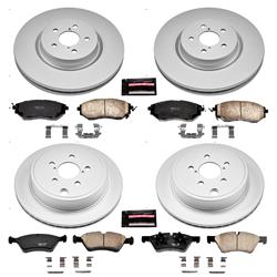 PowerStop Z17 Evolution Plus GEOMET Coated Brake Kits for 2010-2014 LEGACY, OUTBACK - CRK5830