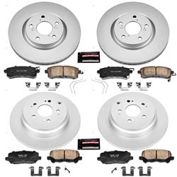 PowerStop Z17 Evolution Plus GEOMET Coated Brake Kits for 2011-2014 ODYSSEY - CRK5858