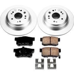 PowerStop Z17 Evolution Plus GEOMET Coated Brake Kits for 2010-2011 ACCORD CROSSTOUR, 2012-2015 CROSSTOUR - CRK5859