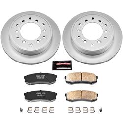 PowerStop Z17 Evolution Plus GEOMET Coated Brake Kits for 2010-2024 4RUNNER, 2010-2014 FJ CRUISER, 2010-2023 GX460 - CRK5875