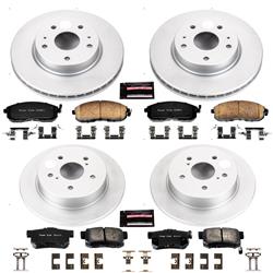 PowerStop Z17 Evolution Plus GEOMET Coated Brake Kits for 2007-2013 SX4 - CRK5888