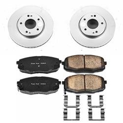 PowerStop Z17 Evolution Plus GEOMET Coated Brake Kits for 2010-2013 FORTE, FORTE KOUP - CRK5911