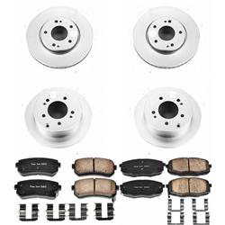 PowerStop Z17 Evolution Plus GEOMET Coated Brake Kits for 2010-2013 FORTE, FORTE KOUP - CRK5912