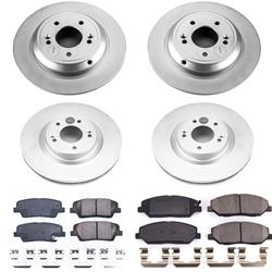 PowerStop Z17 Evolution Plus GEOMET Coated Brake Kits for 2009 GENESIS - CRK5922