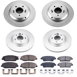 PowerStop Z17 Evolution Plus GEOMET Coated Brake Kits for 2010-2011 GENESIS - CRK5923