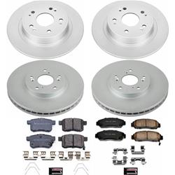 PowerStop Z17 Evolution Plus GEOMET Coated Brake Kits for 2011 ACCORD - CRK5935