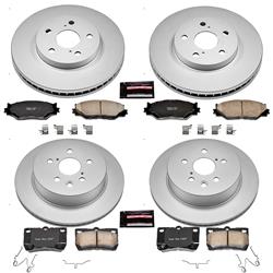 PowerStop Z17 Evolution Plus GEOMET Coated Brake Kits for 2010-2013 IS250 - CRK5937