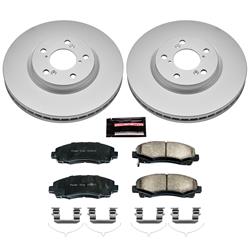PowerStop Z17 Evolution Plus GEOMET Coated Brake Kits for 2012-2014 RIDGELINE - CRK5939