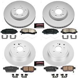 PowerStop Z17 Evolution Plus GEOMET Coated Brake Kits for 2012-2014 RIDGELINE - CRK5940