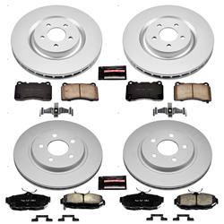 PowerStop Z17 Evolution Plus GEOMET Coated Brake Kits for 2012 MUSTANG - CRK5942