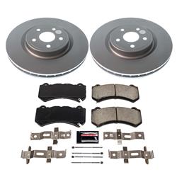 PowerStop Z17 Evolution Plus GEOMET Coated Brake Kits for 2018-2020 DURANGO, 2012-2020 GRAND CHEROKEE - CRK5957