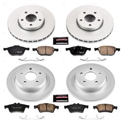 PowerStop Z17 Evolution Plus GEOMET Coated Brake Kits for 2012-2018 FOCUS - CRK5977
