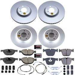 PowerStop Z23 Evolution Sport GEOMET Coated Brake Kits for 2010-2017 535I GT, 2011-2017 535I GT XDRIVE - CRK6027