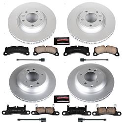 PowerStop Z23 Evolution Sport GEOMET Coated Brake Kits for 2011-2013 CAYENNE - CRK6050