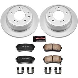 PowerStop Z17 Evolution Plus GEOMET Coated Brake Kits for 2009-2012 ELANTRA, 2011-2016 SPORTAGE, 2010-2015 TUCSON - CRK6093