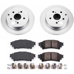 PowerStop Z17 Evolution Plus GEOMET Coated Brake Kits for 2016-2019 MIRAI, 2012-2017 PRIUS V - CRK6099