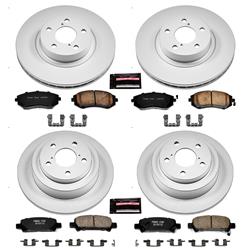 PowerStop Z17 Evolution Plus GEOMET Coated Brake Kits for 2002-2003 IMPREZA - CRK6109