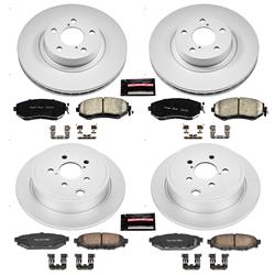 PowerStop Z17 Evolution Plus GEOMET Coated Brake Kits for 2013-2016 BRZ, 2011 IMPREZA - CRK6112
