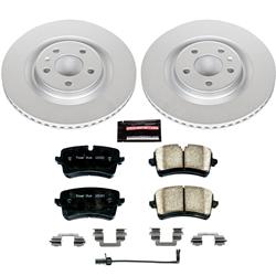 PowerStop Z23 Evolution Sport GEOMET Coated Brake Kits for 2012-2018 A6, A6 QUATTRO, 2013-2018 A7 QUATTRO - CRK6139