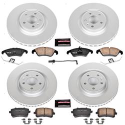 PowerStop Z23 Evolution Sport GEOMET Coated Brake Kits for 2011 S4, S5 - CRK6155