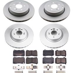 PowerStop Z17 Evolution Plus GEOMET Coated Brake Kits for 2010-2016 GENESIS COUPE - CRK6167