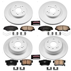 PowerStop Z17 Evolution Plus GEOMET Coated Brake Kits for 2002-2004 CR-V - CRK6171