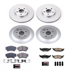 PowerStop Z17 Evolution Plus GEOMET Coated Brake Kits for 2010 PT CRUISER - CRK6180