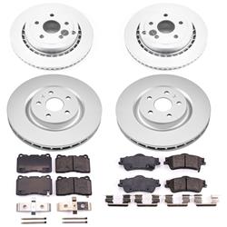 PowerStop Z17 Evolution Plus GEOMET Coated Brake Kits for 2009 G8 - CRK6187