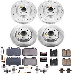 PowerStop Z23 Evolution Sport GEOMET Coated Brake Kits for 2002-2004 C32 AMG - CRK6204