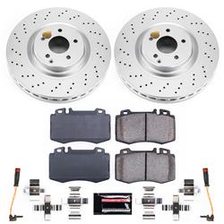 PowerStop Z23 Evolution Sport GEOMET Coated Brake Kits for 2002-2004 C32 AMG - CRK6205