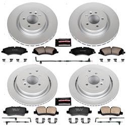 PowerStop Z23 Evolution Sport GEOMET Coated Brake Kits for 2010-2013 RANGE ROVER SPORT - CRK6227