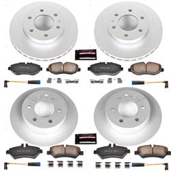 PowerStop Z23 Evolution Sport GEOMET Coated Brake Kits for 2009-2018 SPRINTER 2500 - CRK6235