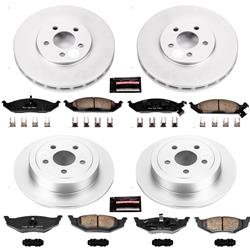 PowerStop Z17 Evolution Plus GEOMET Coated Brake Kits for 1995-2000 CIRRUS - CRK6265