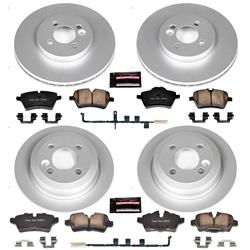 PowerStop Z23 Evolution Sport GEOMET Coated Brake Kits for 2007-2010 COOPER - CRK6301