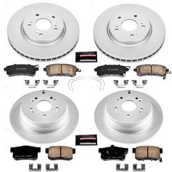 PowerStop Z17 Evolution Plus GEOMET Coated Brake Kits for 2012-2016 CR-V - CRK6305