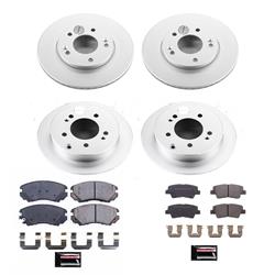 PowerStop Z17 Evolution Plus GEOMET Coated Brake Kits for 2010-2011 SOUL - CRK6310