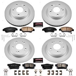 PowerStop Z17 Evolution Plus GEOMET Coated Brake Kits for 2013-2014 ILX - CRK6318
