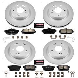 PowerStop Z17 Evolution Plus GEOMET Coated Brake Kits for 2012 CIVIC - CRK6320