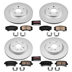 PowerStop Z17 Evolution Plus GEOMET Coated Brake Kits for 2010-2011 9-5 - CRK6330