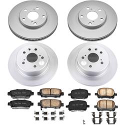 PowerStop Z17 Evolution Plus GEOMET Coated Brake Kits for 1998-1999 AVALON - CRK6345