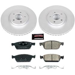 PowerStop Z23 Evolution Sport GEOMET Coated Brake Kits for 2013-2017 ESCAPE, 2014-2018 TRANSIT CONNECT - CRK6349