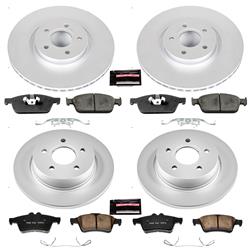 PowerStop Z23 Evolution Sport GEOMET Coated Brake Kits for 2013-2014 FOCUS - CRK6350