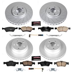 PowerStop Z23 Evolution Sport GEOMET Coated Brake Kits for 2007-2009 E350, E550 - CRK6358