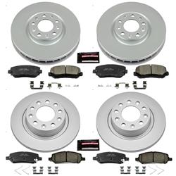 PowerStop Z17 Evolution Plus GEOMET Coated Brake Kits for 2013-2016 DART - CRK6373