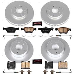 PowerStop Z23 Evolution Sport GEOMET Coated Brake Kits for 1998-2003 E320 - CRK6379